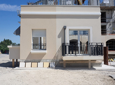 Présentation du prototype de façade de la résidence L’Atoll