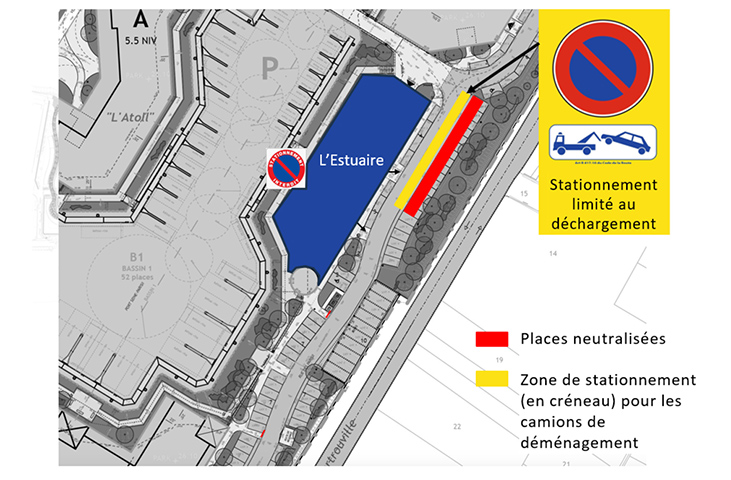 Résidence l’Estuaire : informations sur le stationnement et l’accès au quartier